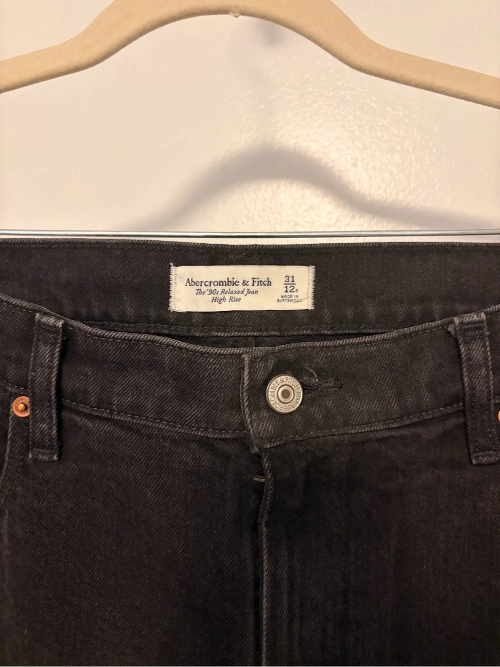 Abercrombie & Fitch High-Rise Black Women's Jeans